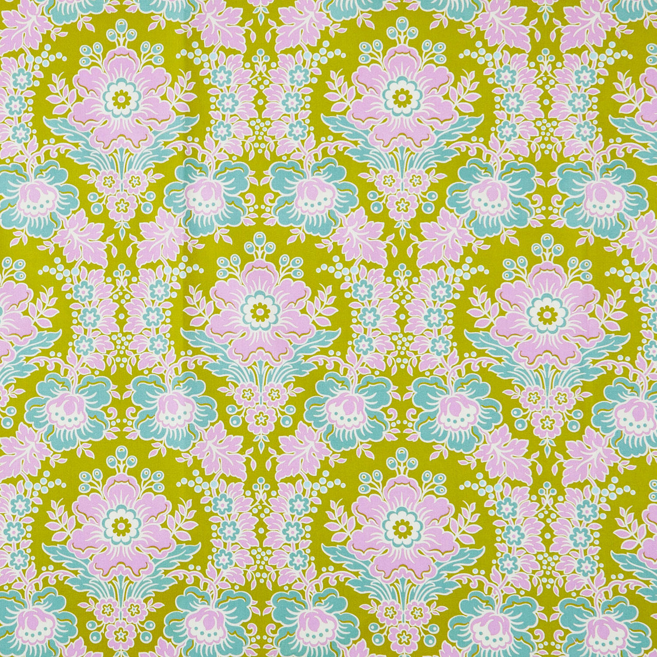 Full Bloom - Eloise Chartreuse Yardage