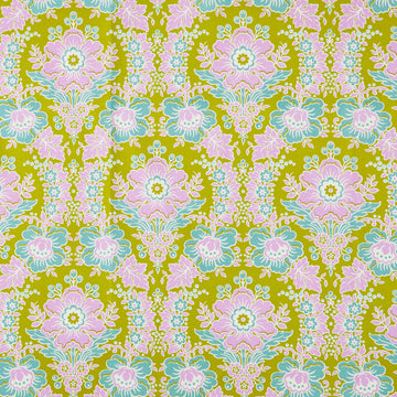 Full Bloom - Eloise Chartreuse Yardage