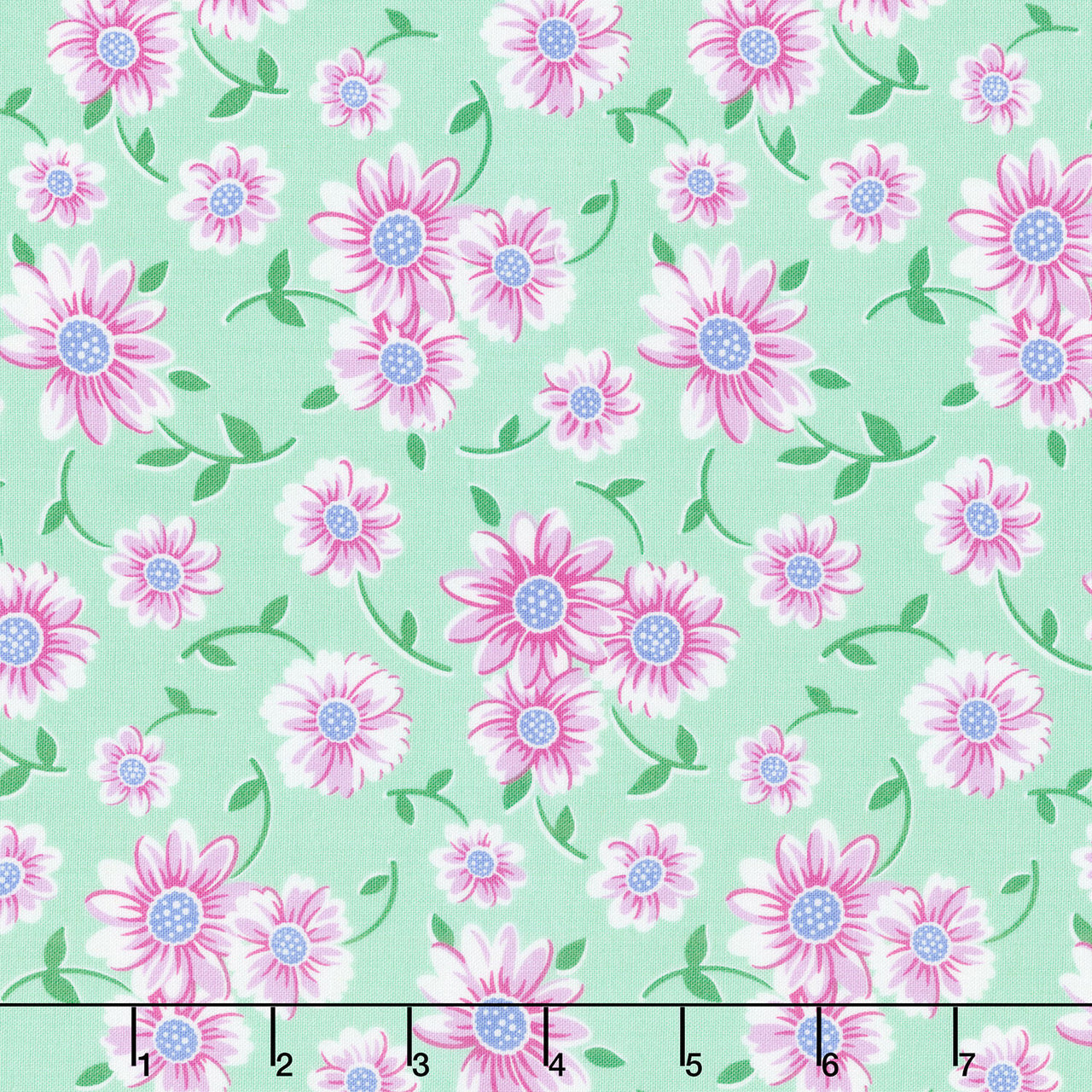 Full Bloom - Daisy Sky Yardage