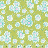 Full Bloom - Daisy Chartreuse Yardage