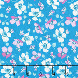 Full Bloom - Grace Blue Yardage