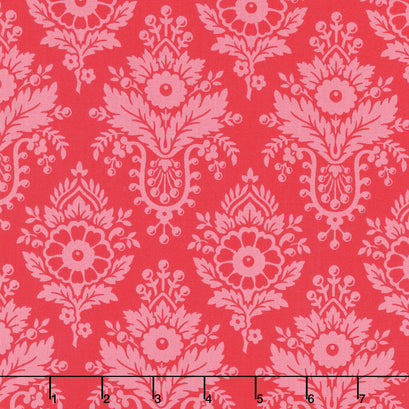 Full Bloom - Lulu Coral Yardage