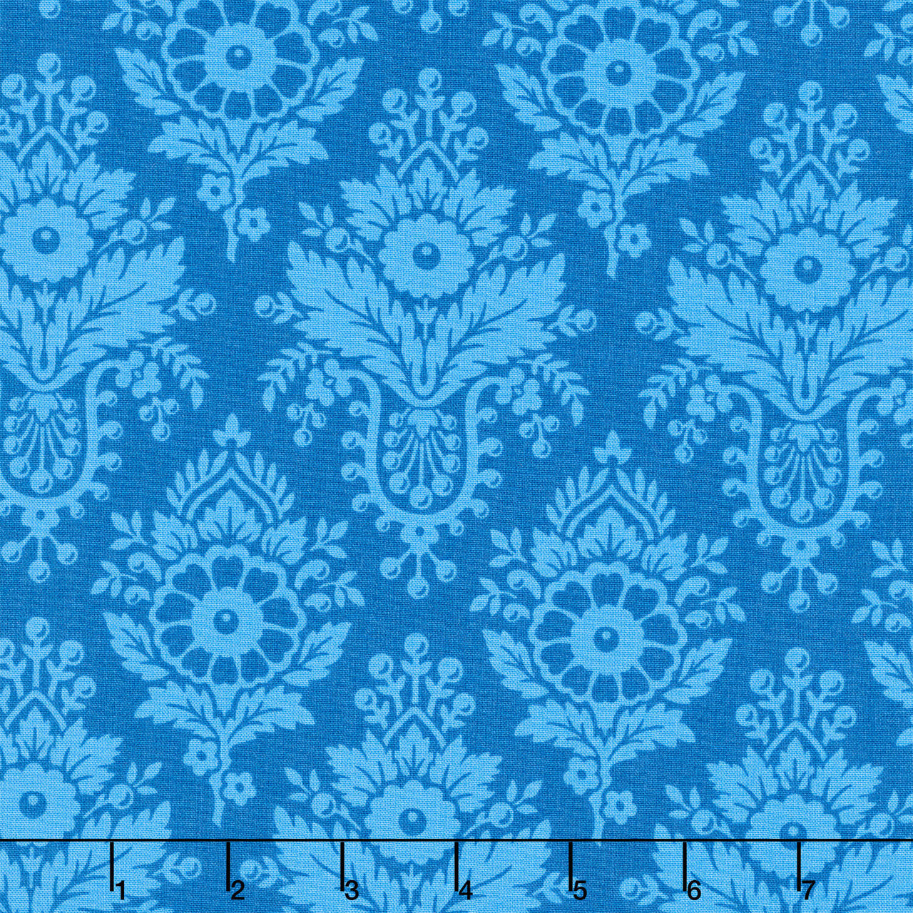 Full Bloom - Lulu Blue Yardage