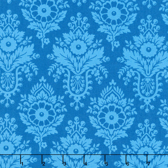 Full Bloom - Lulu Blue Yardage