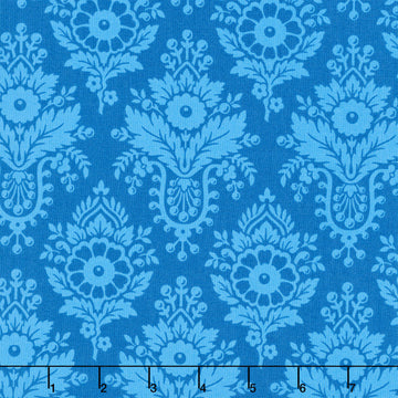 Full Bloom - Lulu Blue Yardage
