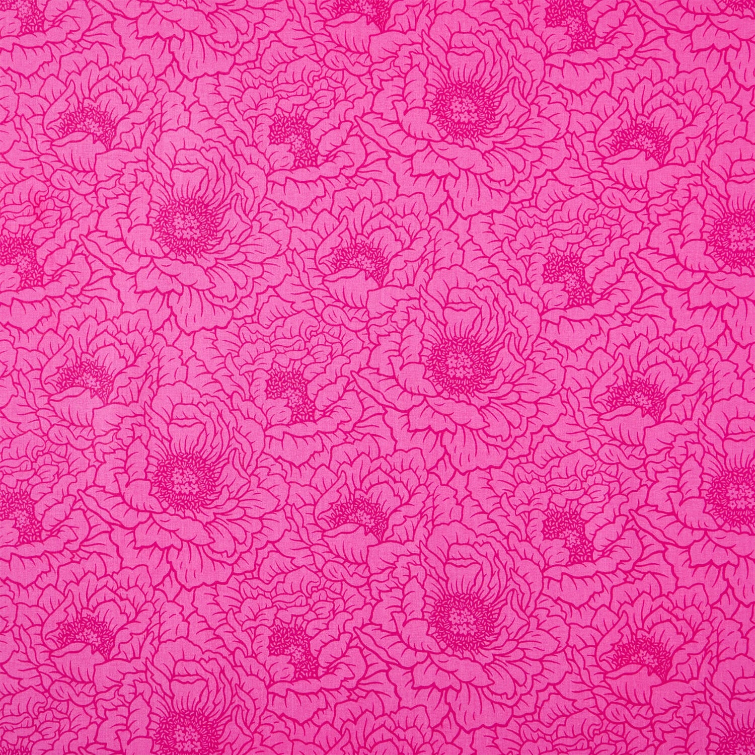 Full Bloom - Peony Violet Yardage