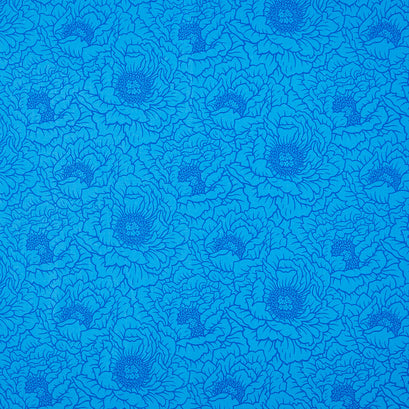 Full Bloom - Peony Blue Yardage