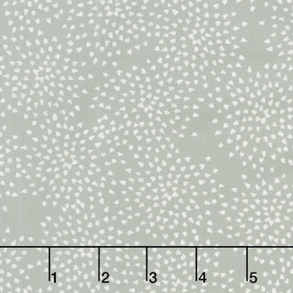Tranquility - Ditsy Floral Taupe Yardage