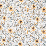 Humblebee - Field Floral Cream Yardage
