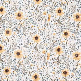 Humblebee - Field Floral Cream Yardage