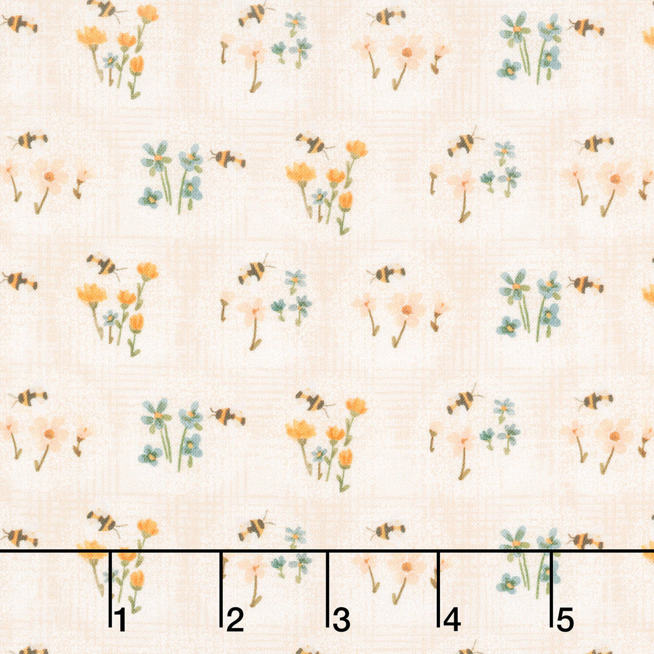 Humblebee - Field Bees Pink Yardage