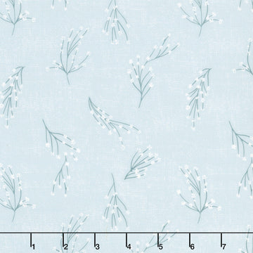 Humblebee - Branches Blue Yardage