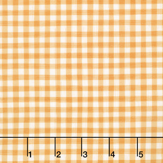 Humblebee - Gingham Yellow Yardage