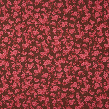 Rosa - Tonal Floral Red Yardage