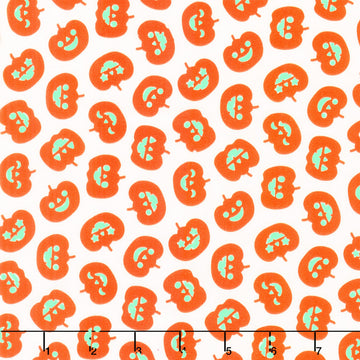 Sweet Treats - Pumpkins Glow in the Dark Orange Yardage