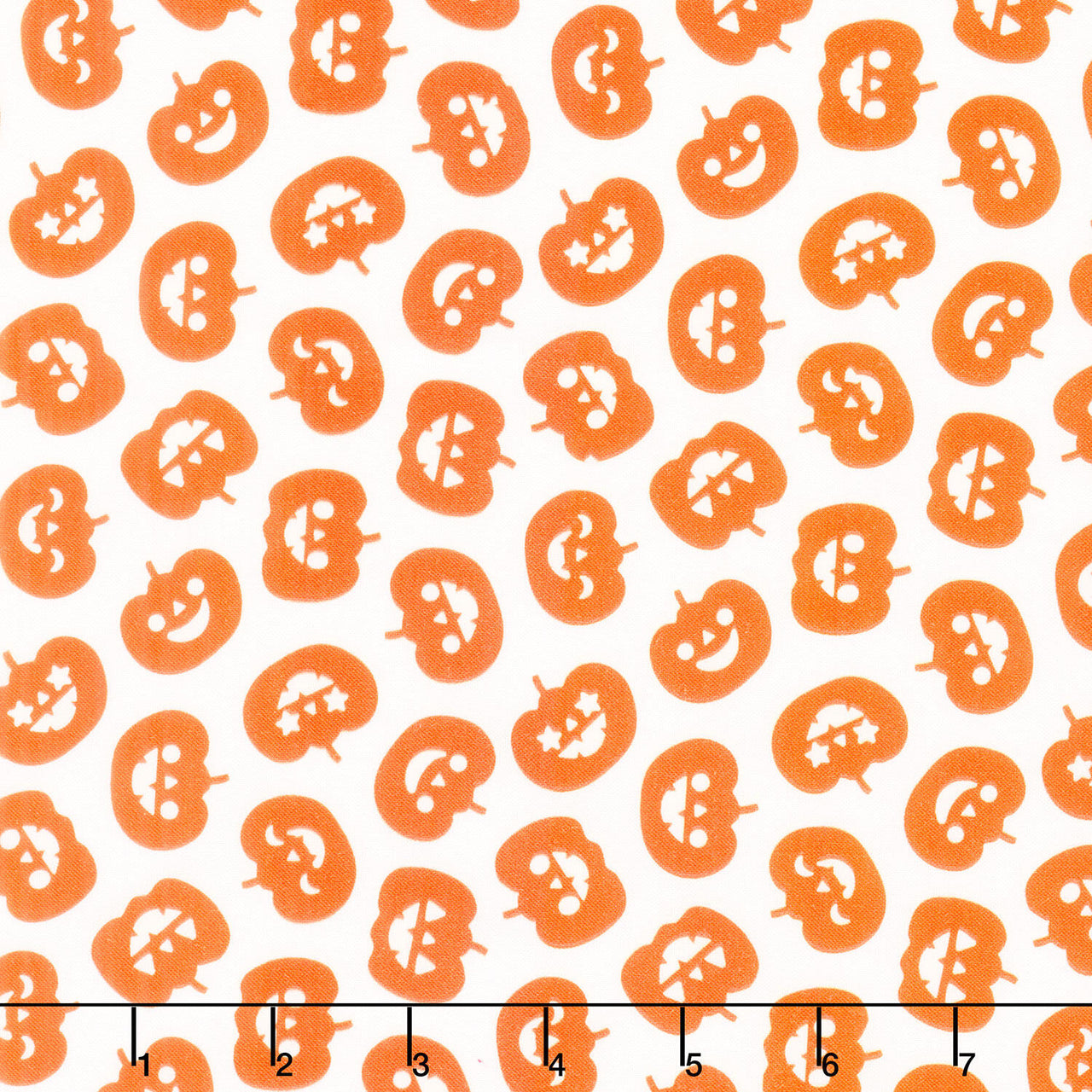 Sweet Treats - Pumpkins Glow in the Dark Orange Yardage