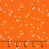 Sweet Treats - Stars Glow in the Dark Orange Glow in the Dark Yardage