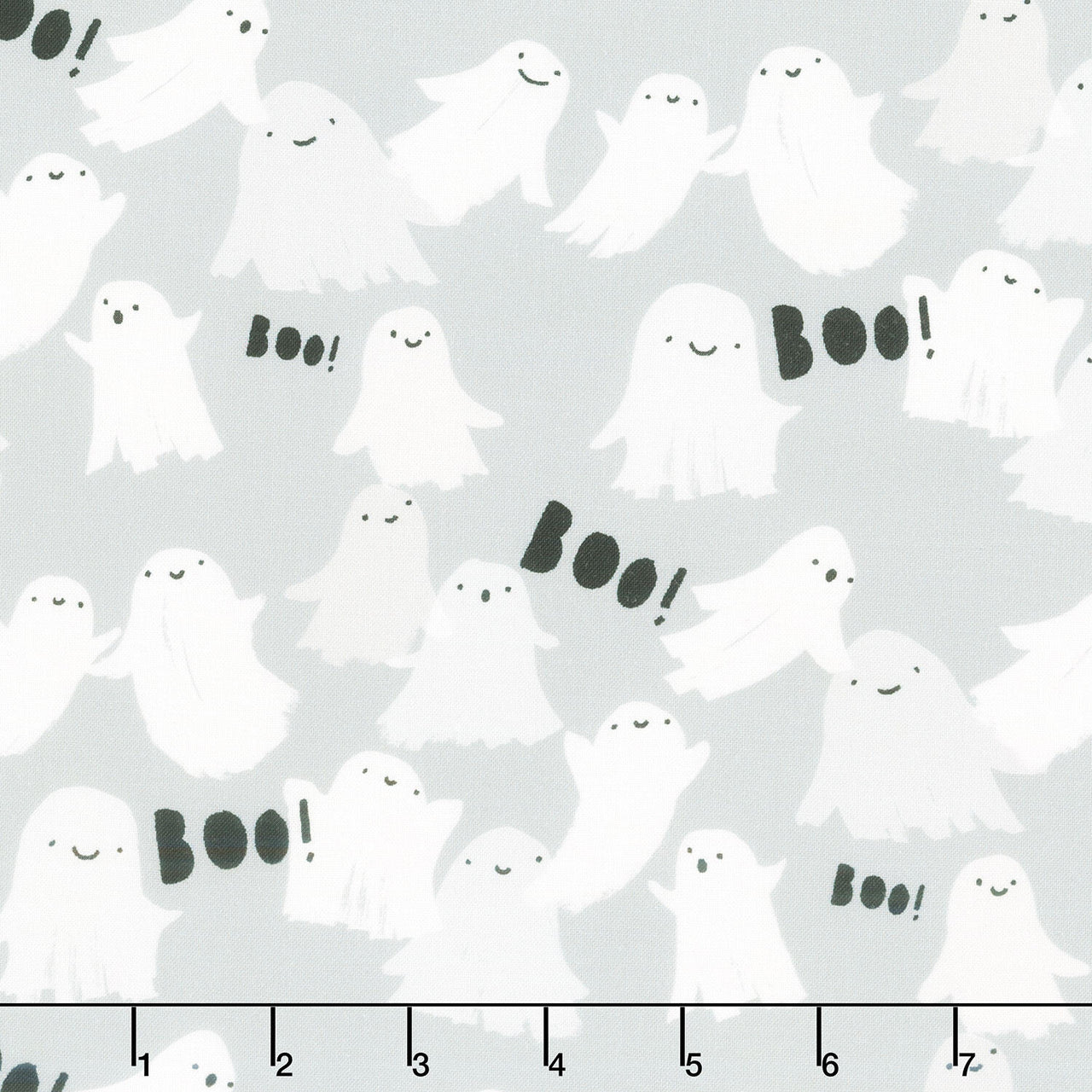 Sweet Treats - Ghosts Gray Yardage