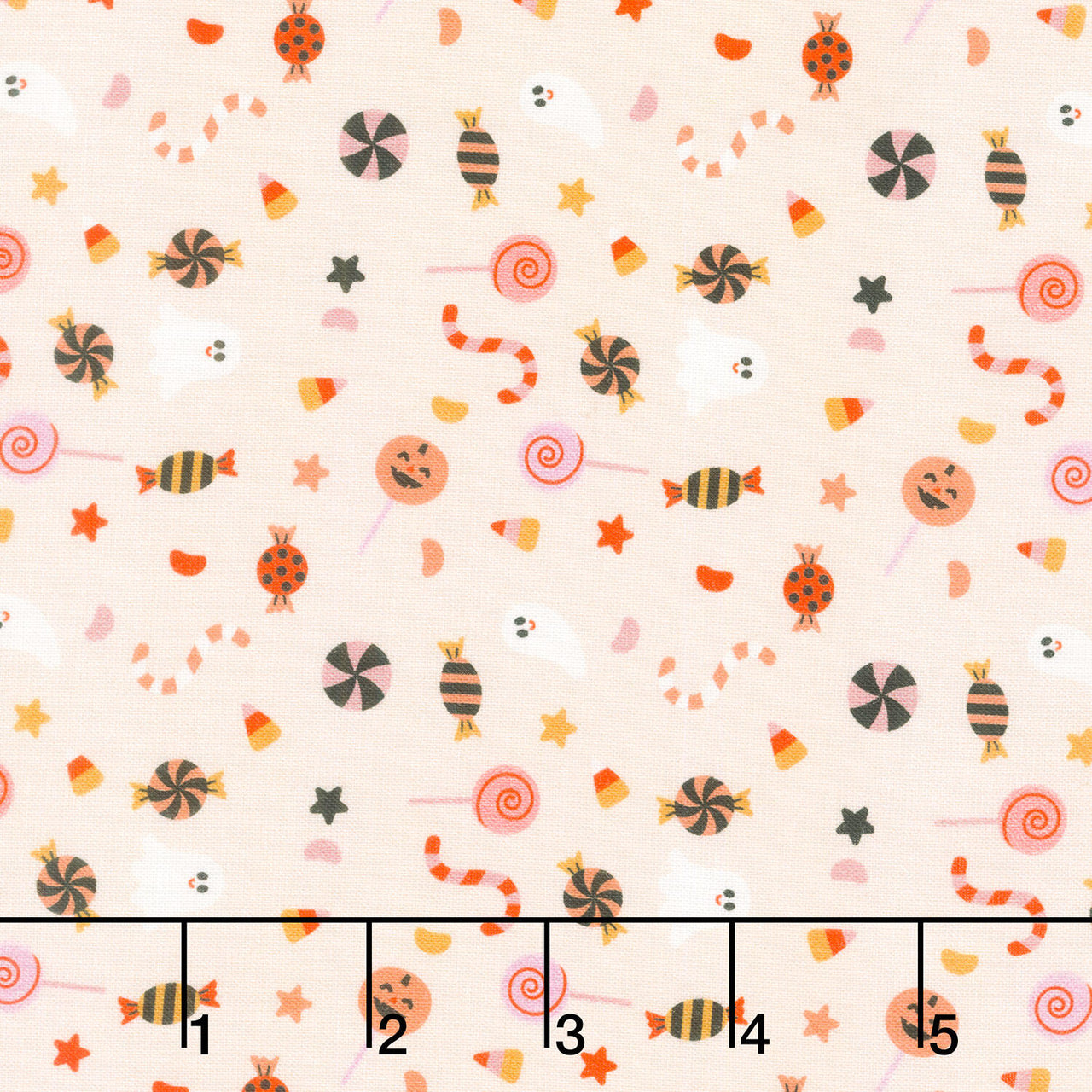 Sweet Treats - Candies Peach Yardage