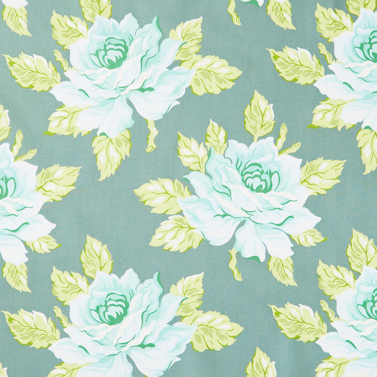 Daisy Crush - Hello Roses Slate Yardage