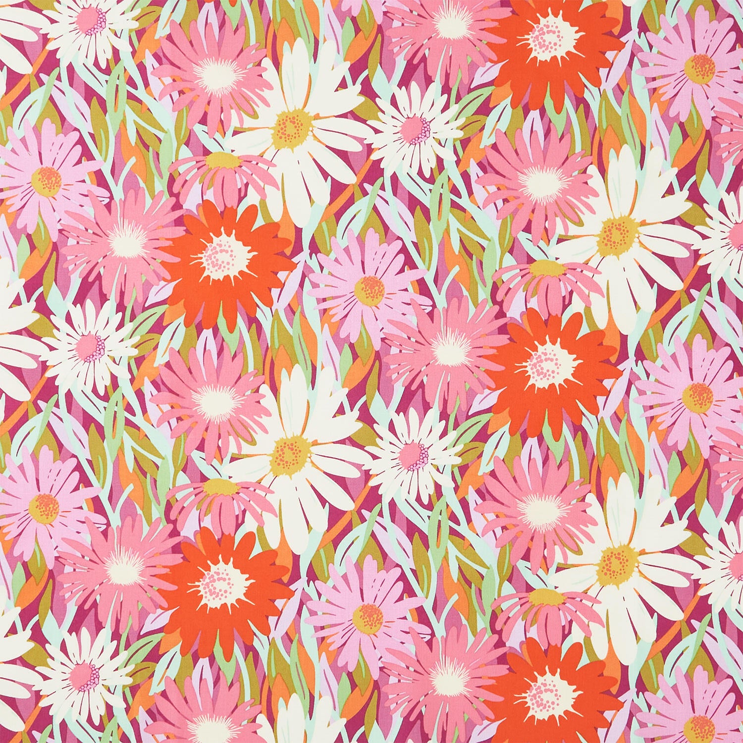 Daisy Crush - Unchained Violet Yardage