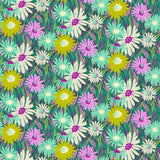 Daisy Crush - Unchained Midnight Yardage