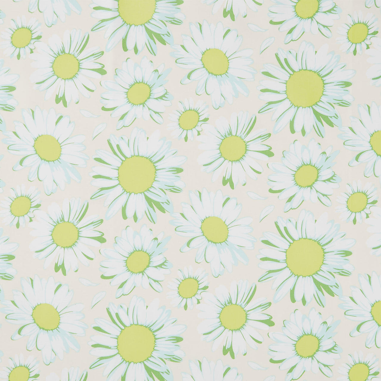 Daisy Crush - Sunshine Daisies Ivory Yardage