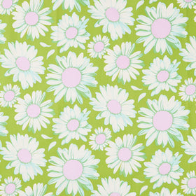 Daisy Crush - Sunshine Daisies Olive Yardage