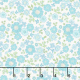 Floral Romance - Rosa Mint Yardage