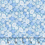 Floral Romance - Briar Blue Yardage