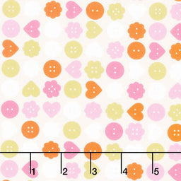 Bits and Bobs - Buttons Cream Yardage