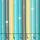 Bits and Bobs - Zippers Teal Yardage