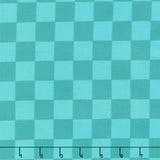 Bits and Bobs - Squares Teal Yardage
