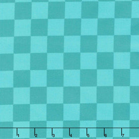 Bits and Bobs - Squares Teal Yardage