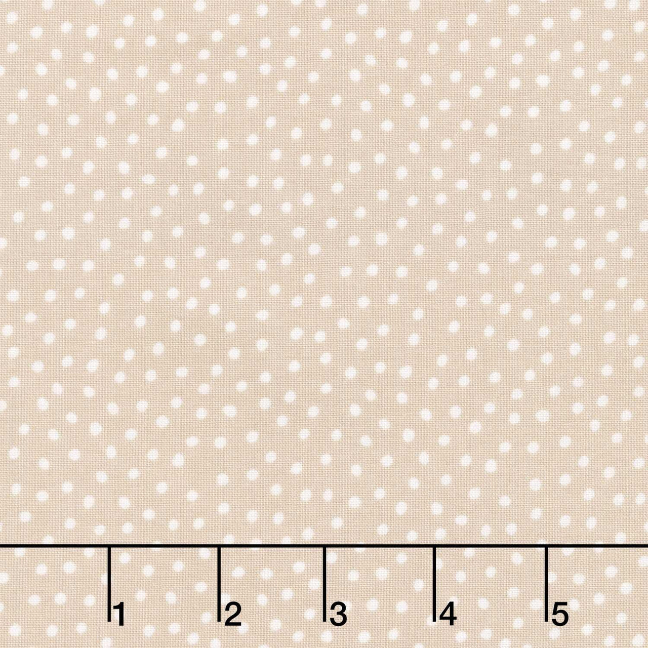 Story Book - Dots Taupe Yardage