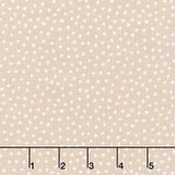 Story Book - Dots Taupe Yardage