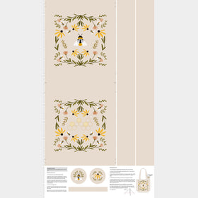 Humblebee - Bumblebee Tote Bag Cream Panel