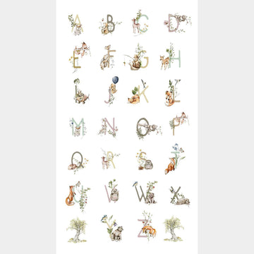 Story Book - Animals Alphabet White Panel