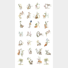 Story Book - Animals Alphabet White Panel