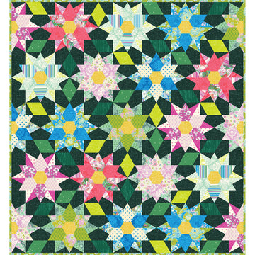 Dancing Dahlias Quilt Kit