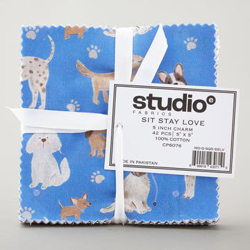 Sit Stay Love Favorites 5" Squares