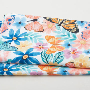 Whispering Garden Favorites - Butterfly Floral 2 Yard Cut