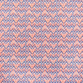 Whispering Garden Favorites - Chevron Coral 2 Yard Cut