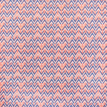 Whispering Garden Favorites - Chevron Coral 2 Yard Cut