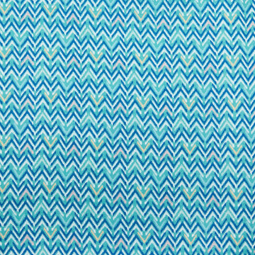 Whispering Garden Favorites - Chevron Turquoise 2 Yard Cut