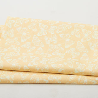 Whispering Garden Favorites - Butterfly Tonal Yellow 2 Yard Cut