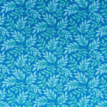 Whispering Garden Favorites - Leafy Stems Blue 2 Yard Cut