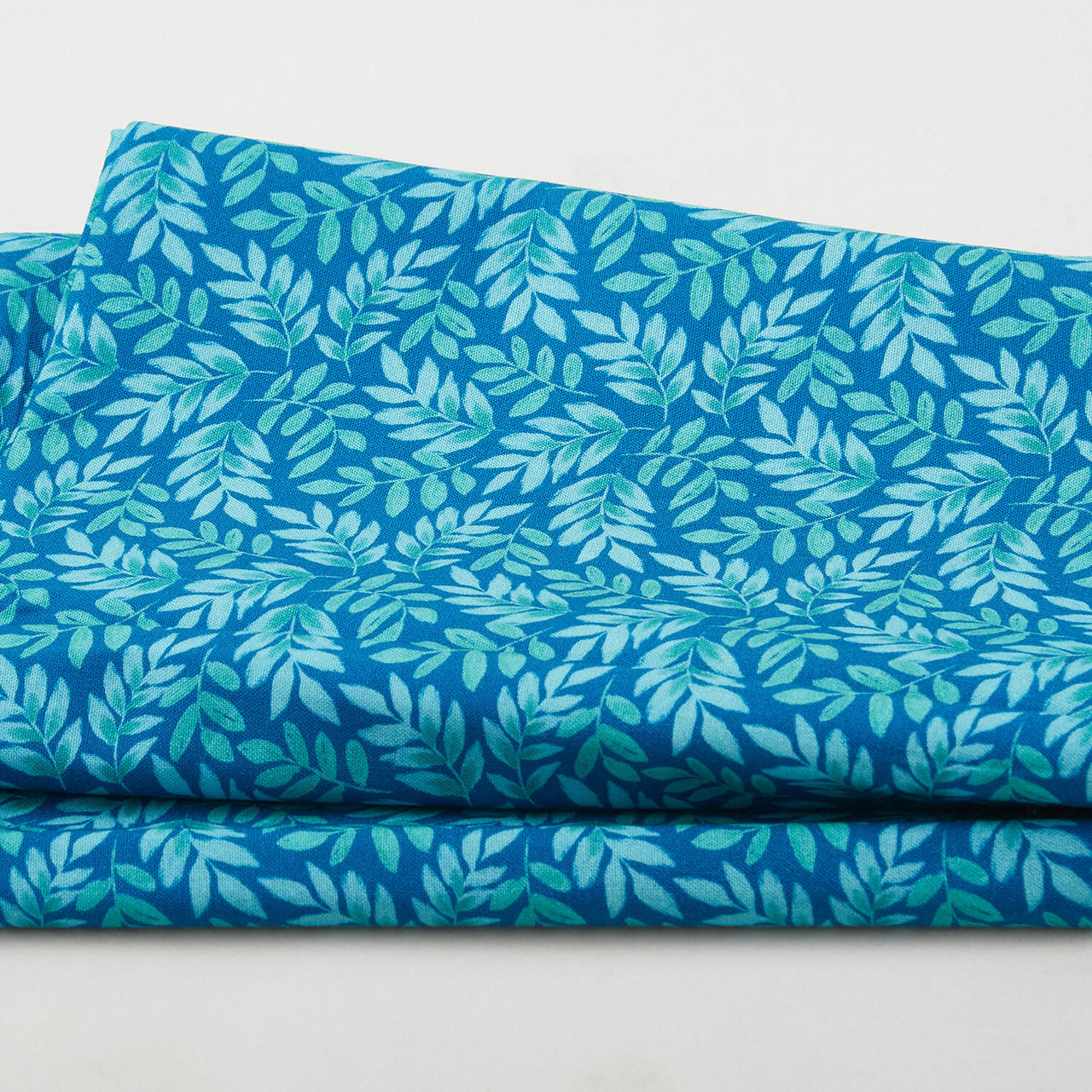 Whispering Garden Favorites - Leafy Stems Blue 2 Yard Cut