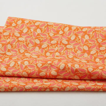 Whispering Garden Favorites - Wing Pattern Orange 2 Yard Cut