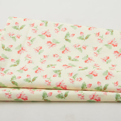 Cottage Charm Favorites - Whispy Floral Yellow 2 Yard Cut